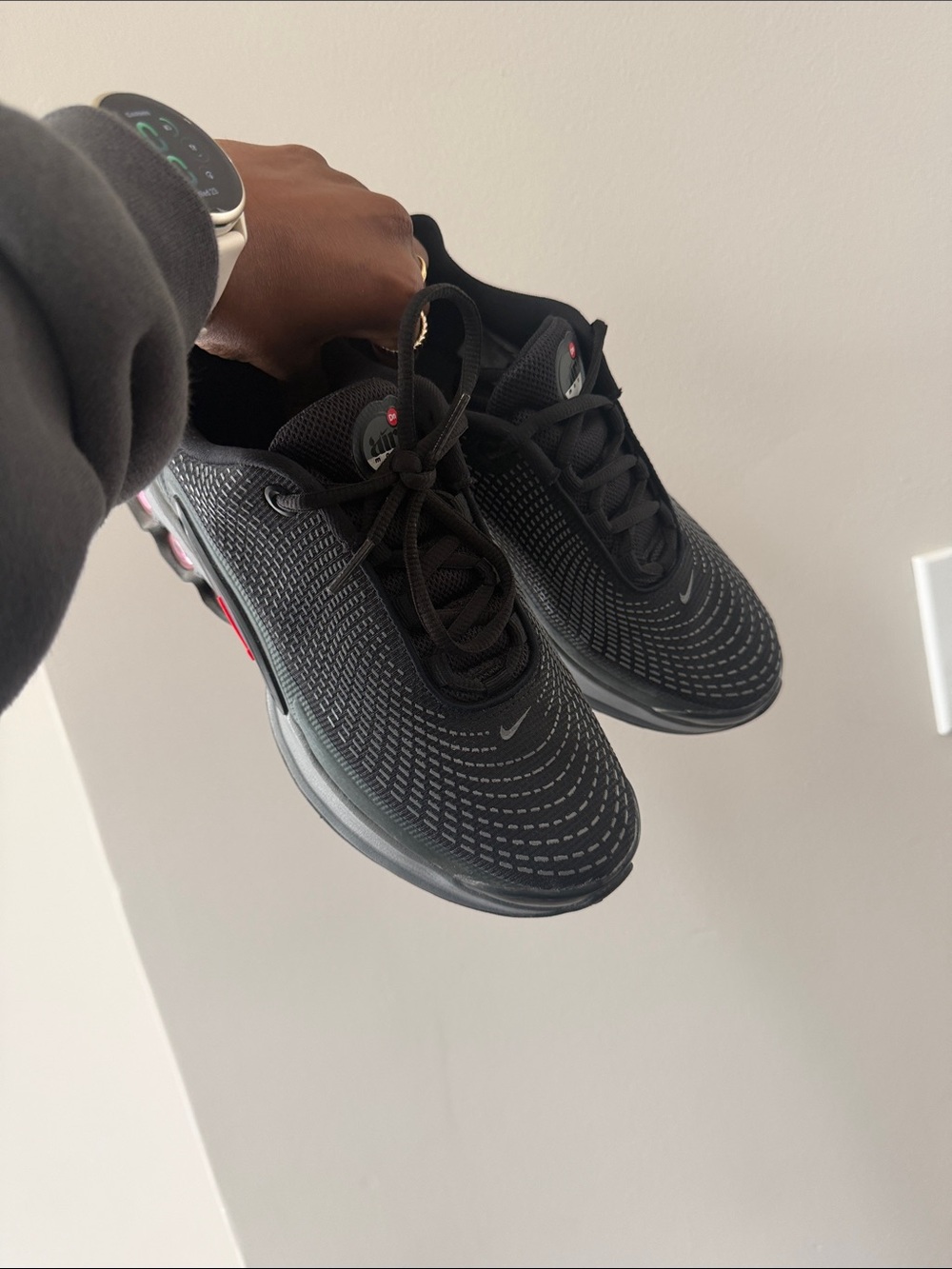 Nike Athletic Shoes - Black with Red Accents